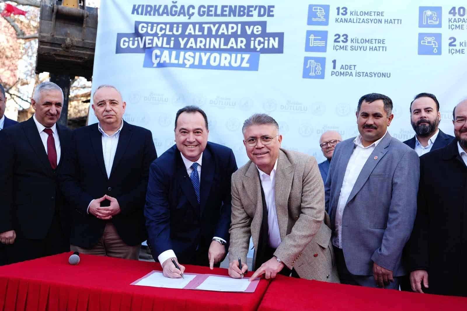 Gelenbe Mahallesi'nde 4 Milyon Euro'luk Altyapı Yatırımı Resmen Başladı
