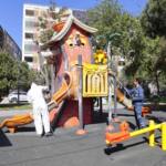 Konak Belediyesi, Yaz Öncesi Parklarda Yoğun Temizlik ve Bakım Gerçekleştiriyor